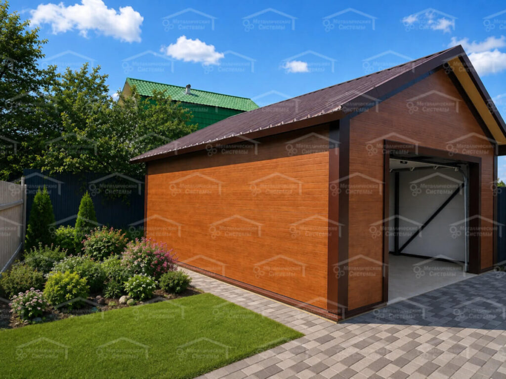 Гараж из сэндвич-панелей 5×7×3,6